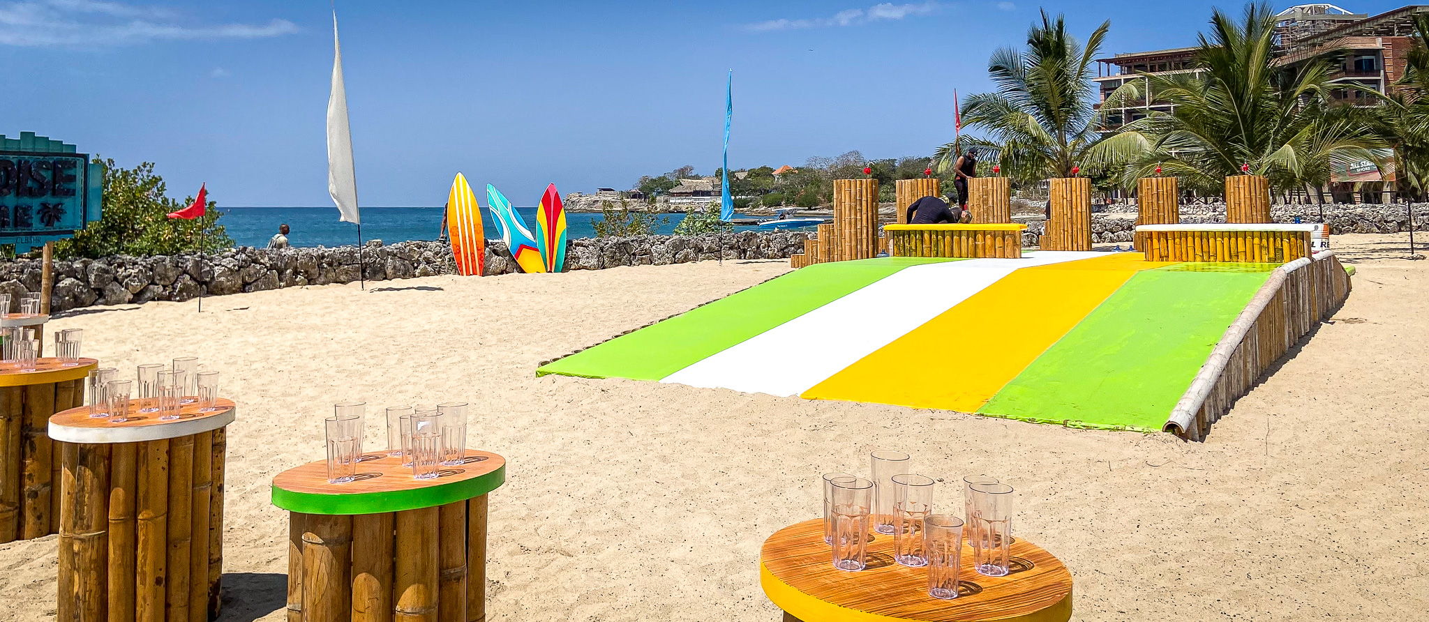 Beach challenge arena