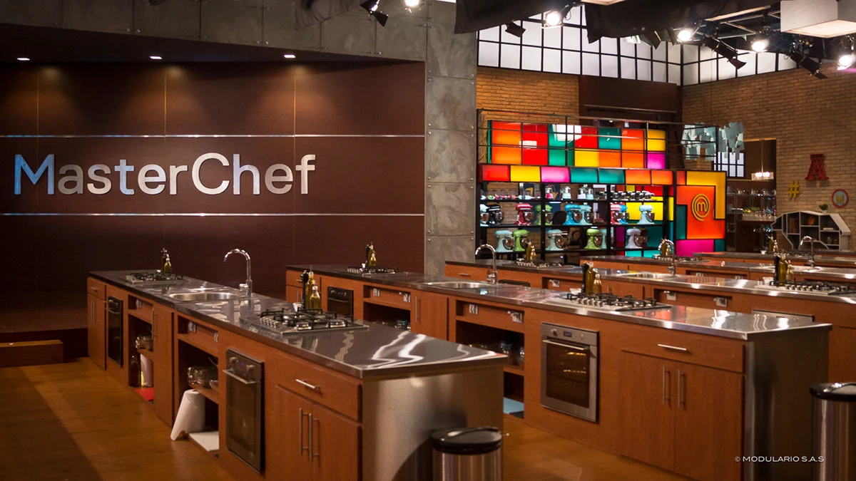 MasterChef cooking stations — branding view